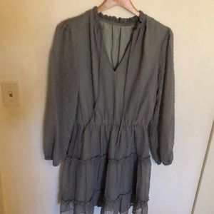 Sage Green Mini Dress